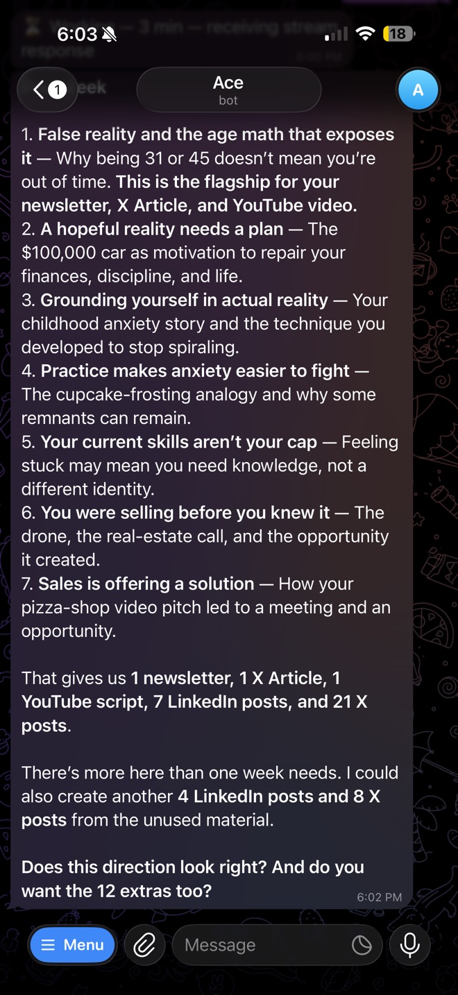 Ghostie in Telegram, step 3 of 10