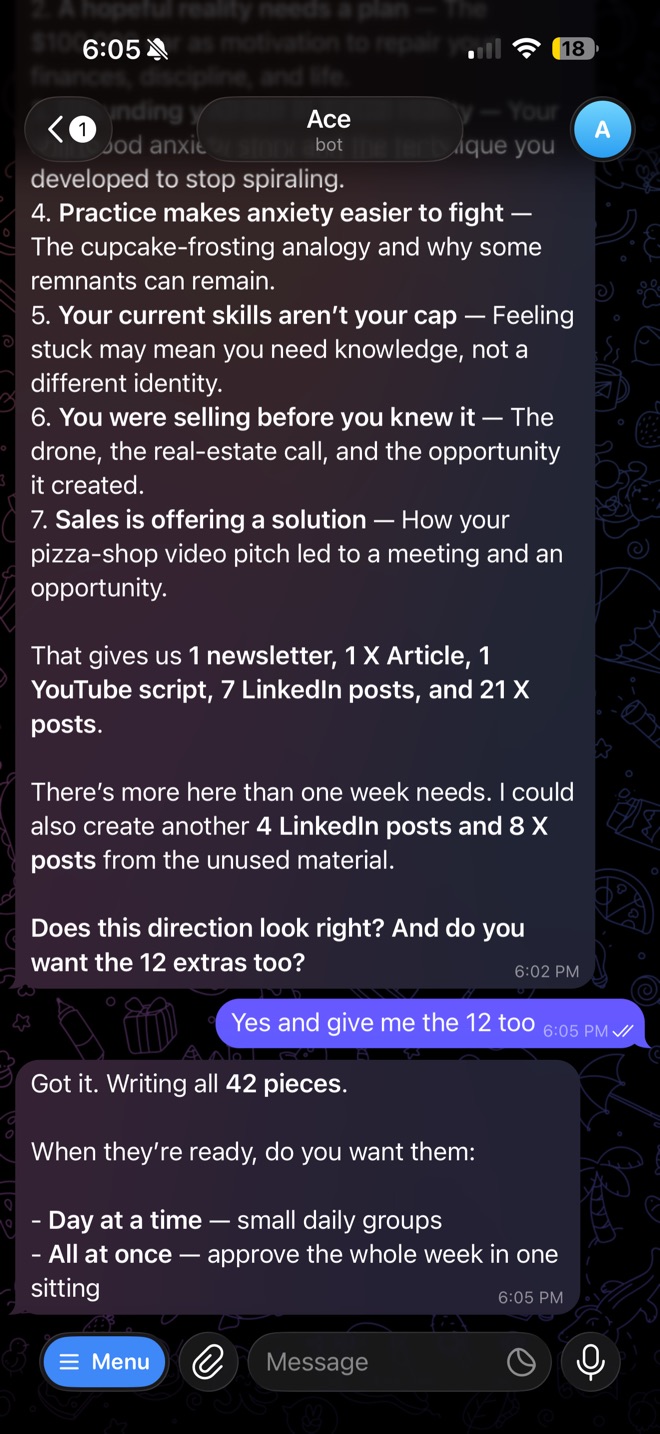 Ghostie in Telegram, step 4 of 10