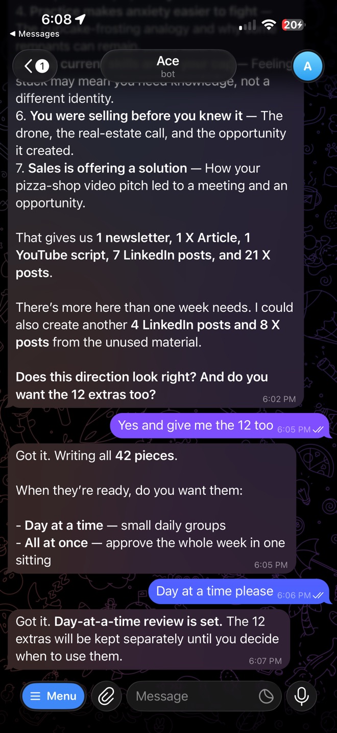 Ghostie in Telegram, step 5 of 10